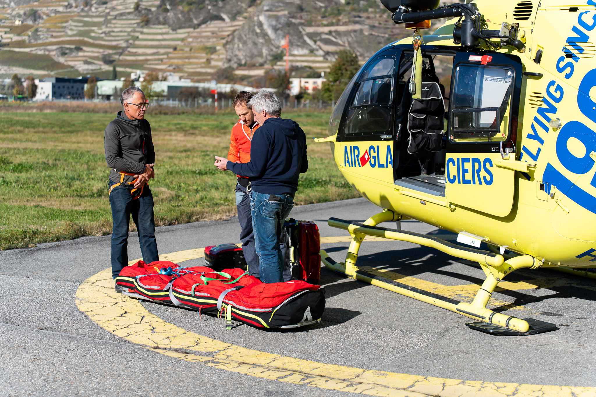 Trainingswoche Rettungsspezialisten Helikopter 