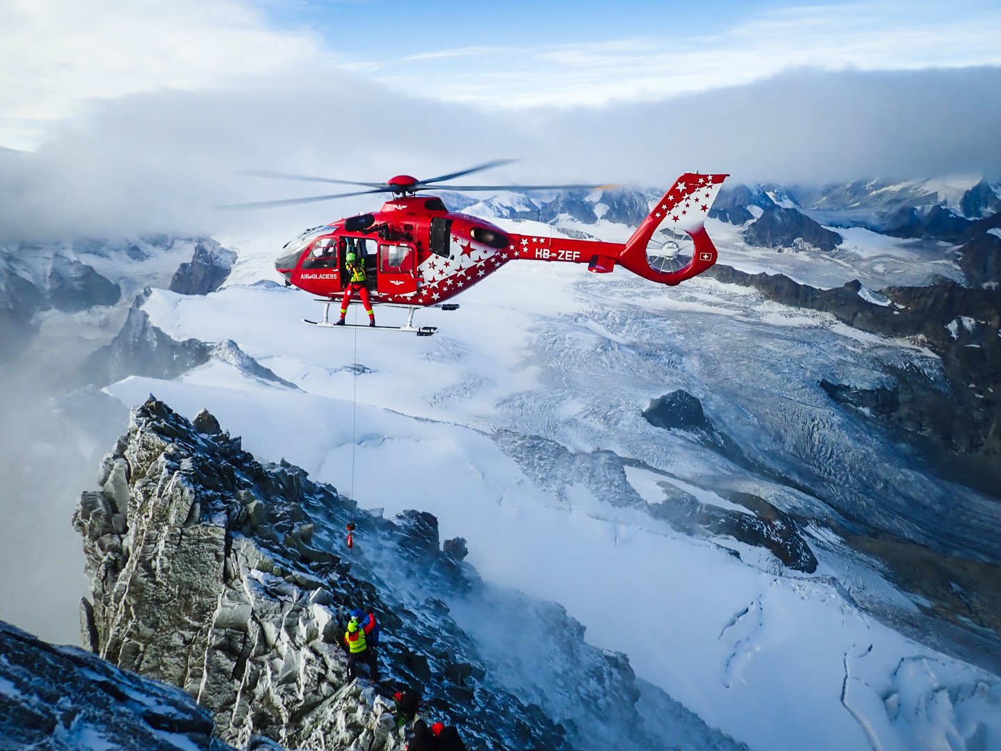 Air-Glaciers erhält den Zuschlag für das Helikopter-Rettungsmandat im Wallis