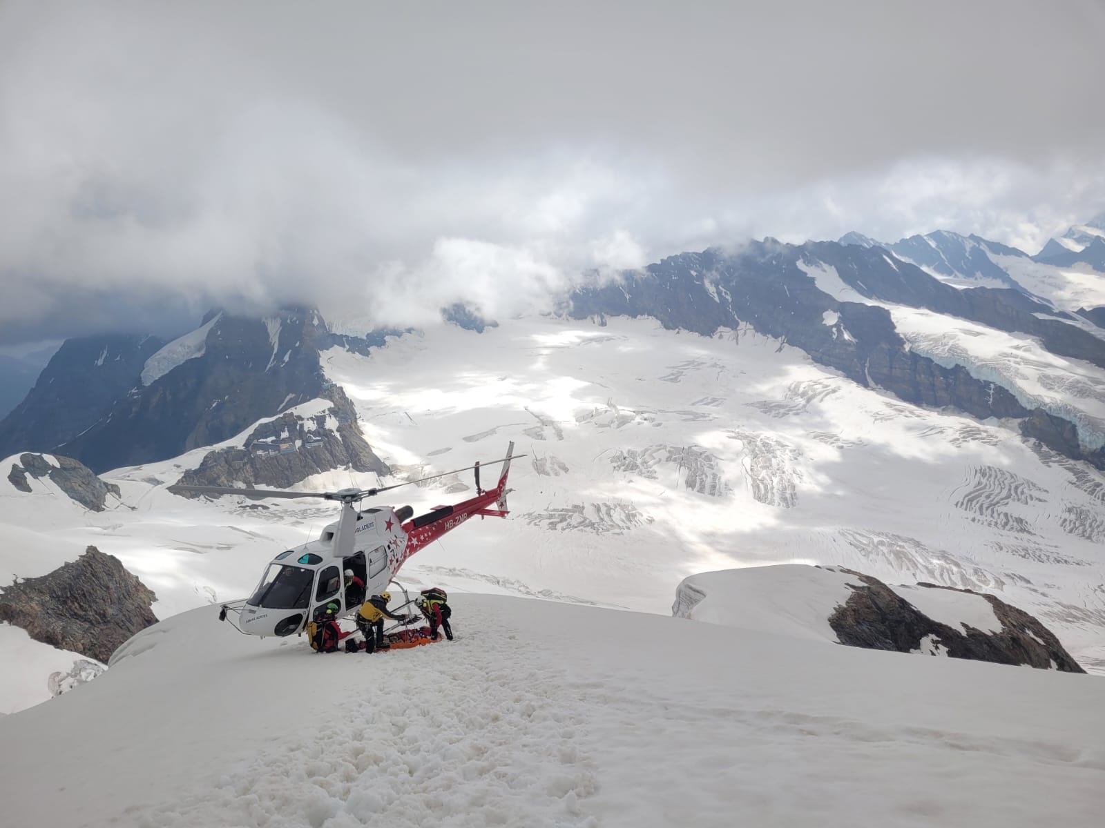 Alpinist am Jungfraumassiv gerettet