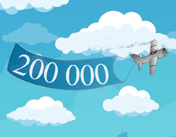 Unsere Piloten erreichten gemeinsam 200'000 Flugstunden
