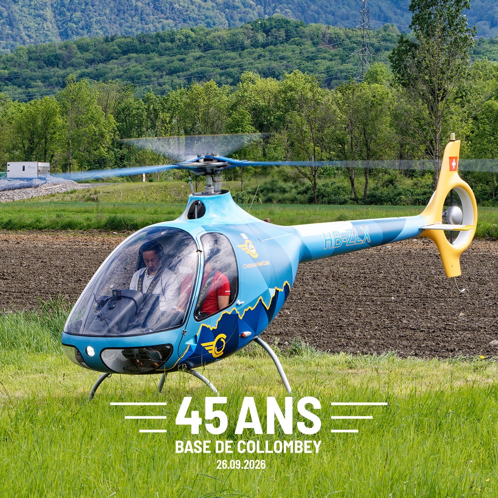Cabri initiation flight at Collombey's 45th anniversary on 26.09.2026