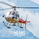 25-min scenic flight at Collombey's 45th anniversary on 26.09.2026