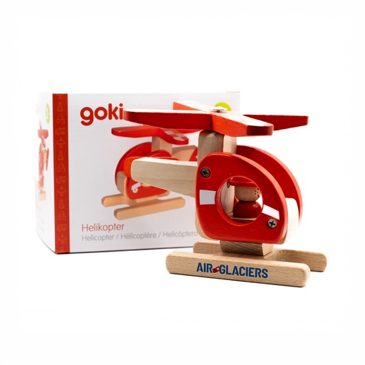 Wooden helicopter